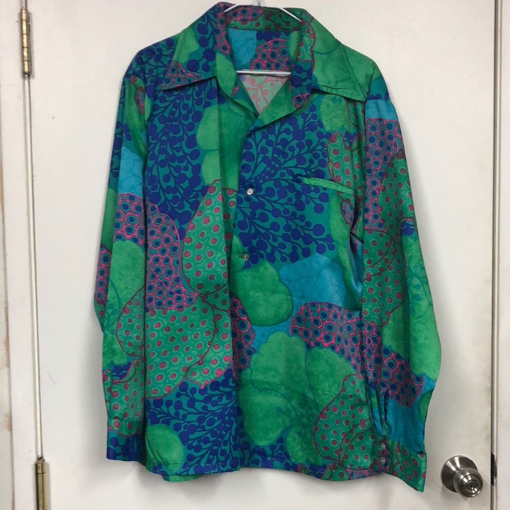 Vintage disco button up